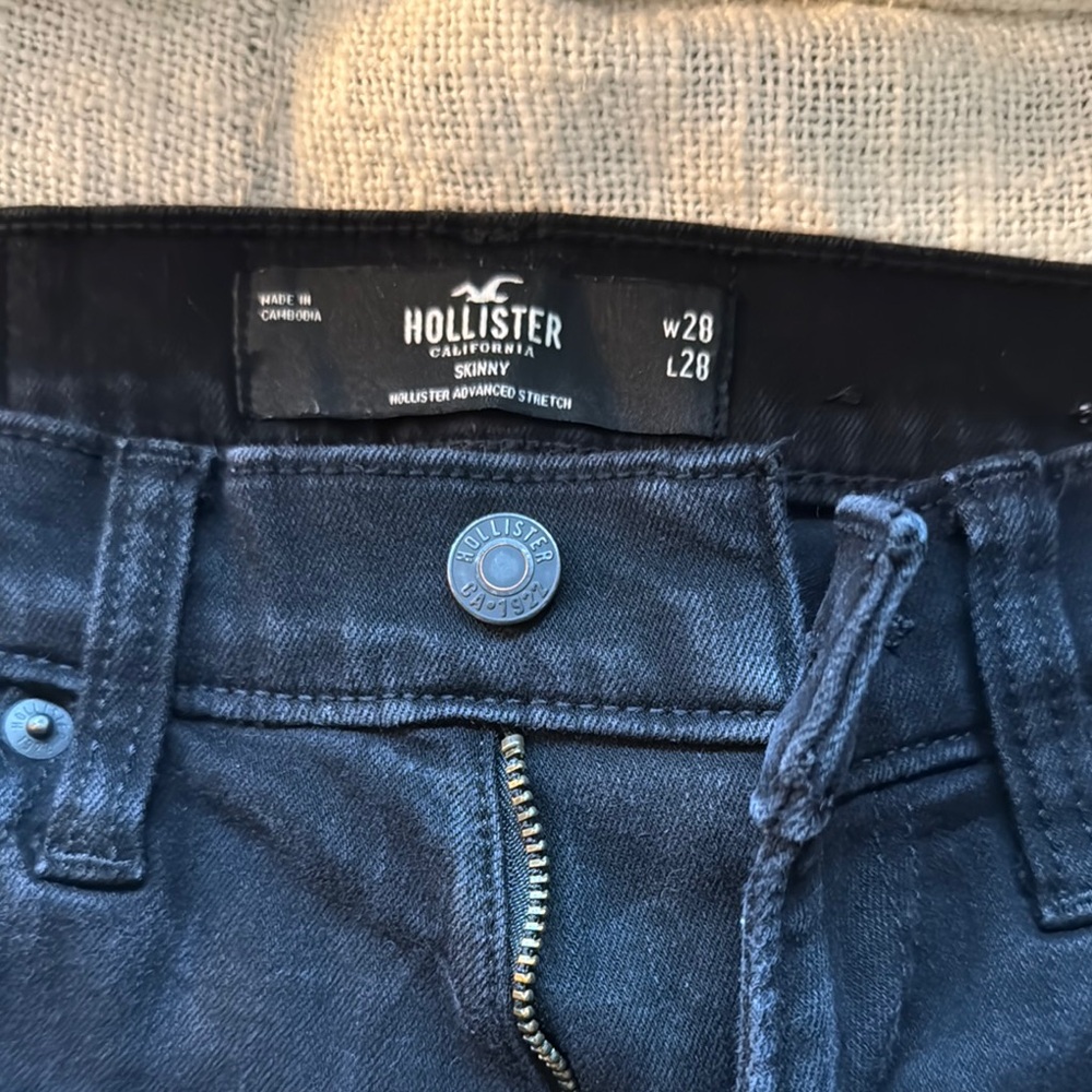 Hollister blue Skinny Jeans Sleek Modern Fit